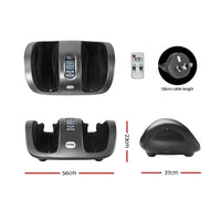 Livemor Foot Massager Shiatsu Massagers Electric Roller Kneading Calf Leg Grey Furniture Kings Warehouse 