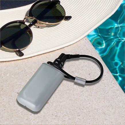 Lock Box Preset Combination Portable Key Safe with 6 in. Cable Lanyard Tools Kings Warehouse 