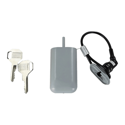 Lock Box Preset Combination Portable Key Safe with 6 in. Cable Lanyard Tools Kings Warehouse 