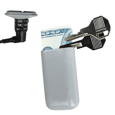 Lock Box Preset Combination Portable Key Safe with 6 in. Cable Lanyard Tools Kings Warehouse 