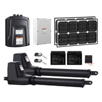 LockMaster Swing Gate Opener Auto 40W Solar Power Electric Remote Control 800KG End of Year Clearance Sale Kings Warehouse 