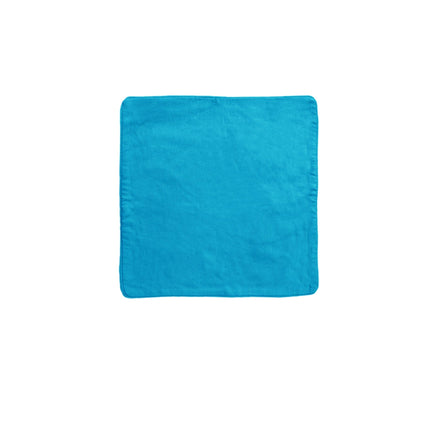 Lollipop Cotton Piped Square Cushion Cover 40 x 40 cm Aqua Home & Garden Kings Warehouse 