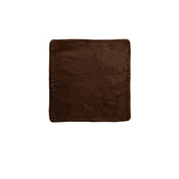 Lollipop Cotton Piped Square Cushion Cover 40 x 40 cm Chocolate Home & Garden Kings Warehouse 