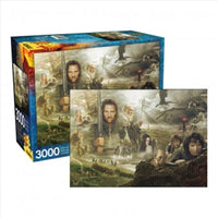 Lord Of The Rings Saga - 3000 Piece Puzzle Kings Warehouse 