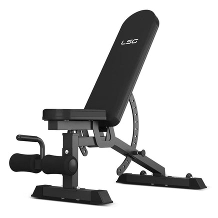 LSG GBH-300 Power Rack + GBN-006 14-Level FID Exercise Bench Sports & Fitness Kings Warehouse 