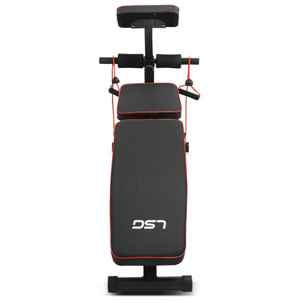 LSG GBN-007 6 Level FID Bench with Preacher Pad Sports & Fitness Kings Warehouse 