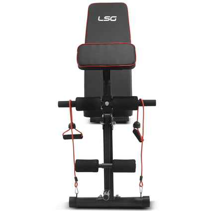 LSG GBN-007 6 Level FID Bench with Preacher Pad Sports & Fitness Kings Warehouse 