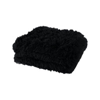 Lucia Nutural Collection Shaggy Throw Rug 127 x 152cm Black Home & Garden Kings Warehouse 