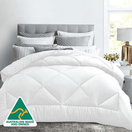 Luxor All Season Microfibre Quilt 400GSM (Double) (Made in Aus) Home & Garden Kings Warehouse 