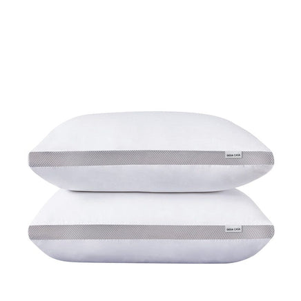 Luxury Bamboo Cooling Twin pack plush down-like pillows Home & Garden Kings Warehouse 