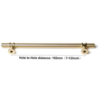 Luxury Design Kitchen Cabinet Handles Drawer Bar Handle Pull Gold 190MM Home & Garden Kings Warehouse 