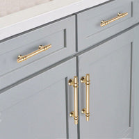 Luxury Design Kitchen Cabinet Handles Drawer Bar Handle Pull Gold T Bar Kings Warehouse 
