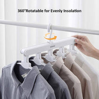 Magic Hanger Space Saving Multifunctional Clothes Coat Hanger Dryer Laundry Drying Rack Airer Clothes Horse Grey Home & Garden Kings Warehouse 