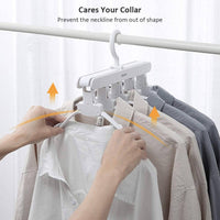 Magic Hanger Space Saving Multifunctional Clothes Coat Hanger Dryer Laundry Drying Rack Airer Clothes Horse Grey Home & Garden Kings Warehouse 