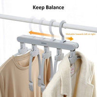 Magic Hanger Space Saving Multifunctional Clothes Coat Hanger Dryer Laundry Drying Rack Airer Clothes Horse Grey Home & Garden Kings Warehouse 