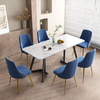 Marble Bliss Dining Set Furniture Kings Warehouse 