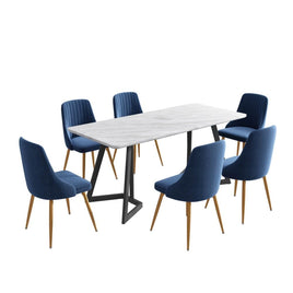 Marble Bliss Dining Set Furniture Kings Warehouse