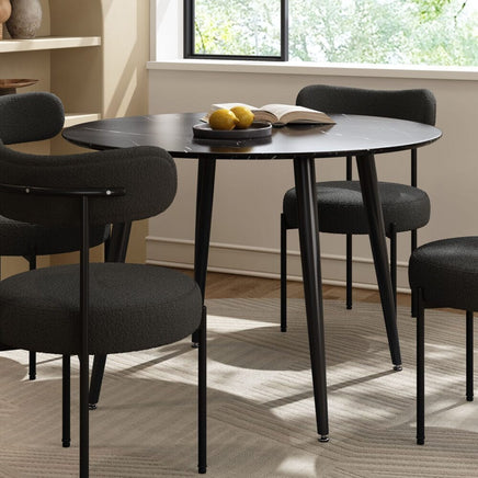 Marble Mania Round Table Furniture Kings Warehouse 