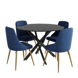 Marble Masterpiece Table and Chair Set Furniture Kings Warehouse 