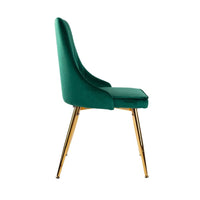 Marbleous Green Velvet Dining Set Furniture Kings Warehouse 