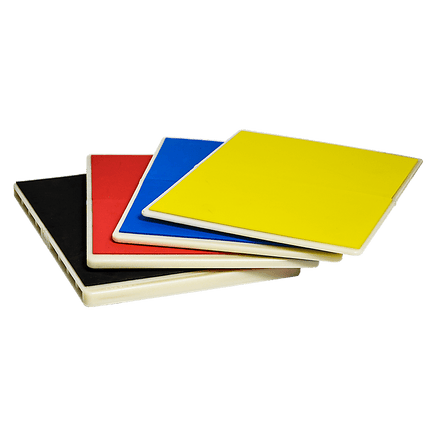 Martial Arts Supply Rebreakable Board Taekwondo, MMA, Karate-Set: Yellow, Blue, Red & Black Sports & Fitness Kings Warehouse 
