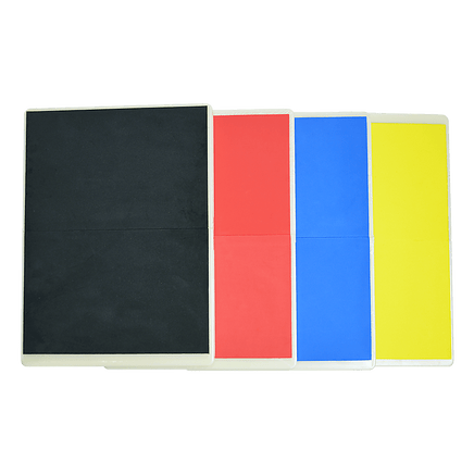 Martial Arts Supply Rebreakable Board Taekwondo, MMA, Karate-Set: Yellow, Blue, Red & Black Sports & Fitness Kings Warehouse 