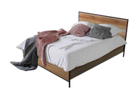 Mascot Bedframe Queen Size Oak Furniture Kings Warehouse 