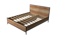 Mascot Bedframe Queen Size Oak Furniture Kings Warehouse 