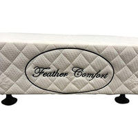 Mattress Base Ensemble Double Size Solid Wooden Slat in Beige with Removable Cover Furniture Kings Warehouse 