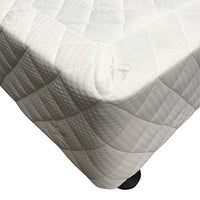 Mattress Base Ensemble Double Size Solid Wooden Slat in Beige with Removable Cover Furniture Kings Warehouse 