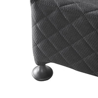 Mattress Base Ensemble Queen Size Solid Wooden Slat in Charcoal with Removable Cover Furniture Kings Warehouse 