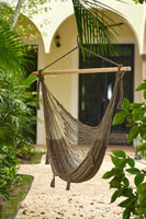 Mayan Legacy Extra Large Outdoor Cotton Mexican Hammock Chair in Cedar Colour Home & Garden Kings Warehouse 