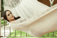 Mayan Legacy Queen Size Outdoor Cotton Mexican Hammock in Marble Colour Home & Garden Kings Warehouse 