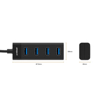 mbeat 4-Port USB 3.0 Hub - Black Electronics Kings Warehouse 