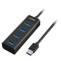 mbeat 4-Port USB 3.0 Hub - Black Electronics Kings Warehouse 