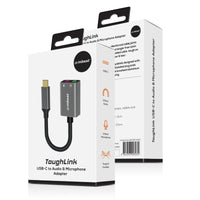 mbeat Elite USB-C to 3.5 Audio and Microphone Adapter - Space Grey Audio & Video Kings Warehouse 