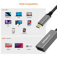 mbeat Elite USB-C to Display Port Adapter - Space Grey Appliances Kings Warehouse 