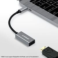 mbeat Elite USB-C to Display Port Adapter - Space Grey Kings Warehouse 