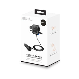 mbeat Gorilla Power 10W Wireless Car Charger With 2.4A USB Charging, Air Vent Clip & Windshield Stand Afterpay Day: Trending Tech Kings Warehouse 