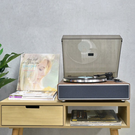 mbeat Hi-Fi Turntable with Built-In Bluetooth Receiving Speaker Audio & Video Kings Warehouse 