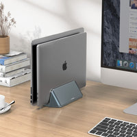 mbeat Stage S5 Adjustable Dual Bay Tablet, Laptop and MacBook Vertical Stand Afterpay Day: Furniture Frenzy Kings Warehouse 