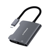 mbeat Tough Link USB-C to Dual 4K HDMI Adapter - Space Grey Gift & Novelty Kings Warehouse 