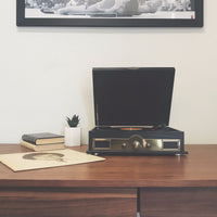 mbeat Vintage Wood Turntable with Bluetooth Speaker, AM/FM Radio Audio & Video Kings Warehouse 