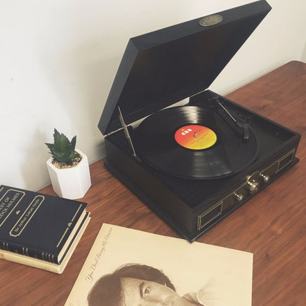 mbeat Vintage Wood Turntable with Bluetooth Speaker, AM/FM Radio Audio & Video Kings Warehouse 