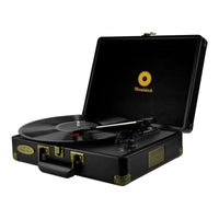 mbeat Woodstock Black Retro Turntable Audio & Video Kings Warehouse 