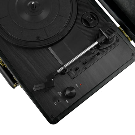 mbeat Woodstock Black Retro Turntable Audio & Video Kings Warehouse 