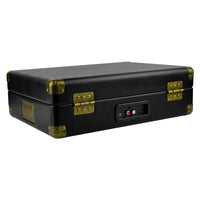 mbeat Woodstock Black Retro Turntable Audio & Video Kings Warehouse 