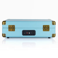 mbeat Woodstock II Sky Blue Retro Bluetooth (TX/RX) Turntable Audio & Video Kings Warehouse 