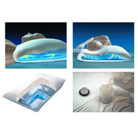 Mediflow Adjustable Waterbase Water Neck Pain Reduction Standard Pillow Kings Warehouse 