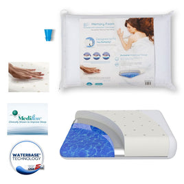 Mediflow Luxurious Memory Foam Water Pillow 46 x 66 cm Home & Garden Kings Warehouse